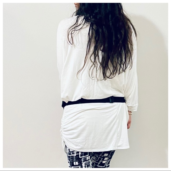 Embossed black faux leather Fanny pack - Picture 3 of 5